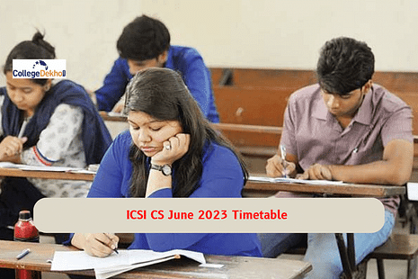 ICSI CS June 2023 Timetable for Executive and Professional courses