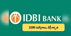 డిగ్రీ అర్హతతో బ్యాంకు ఉద్యోగాలు, పూర్తి వివరాలు ఇవే (IDBI Recruitment 2024 Last Date)