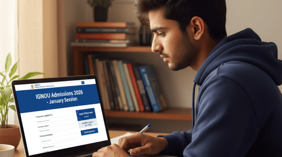 IGNOU January 2026 Admission likley to begin on December 1 or 2