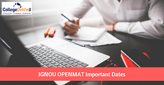 IGNOU OPENMAT Dates 2021