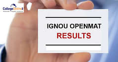 IGNOU OPENMAT XLIII Results 2018 Out