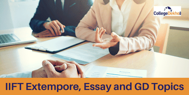 IIFT Extempore, Essay and GD Topics