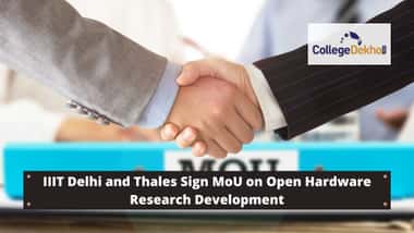 IIT Delhi and Thales Sign MoU