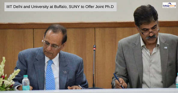 IIIT Delhi and University at Buffalo, SUNY Collaborate to Offer Joint Ph.D