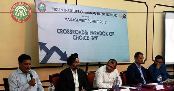 IIM Rohtak Management Summit Witnesses Participation of Top Business Leaders