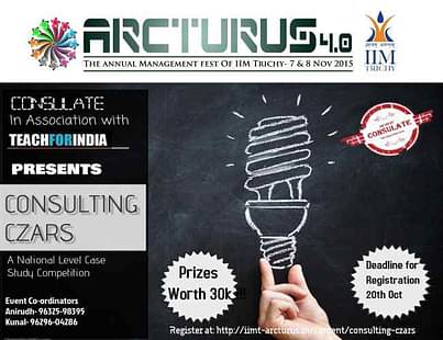 Event Updates-  IIM Trichy to Organize ‘Arcturus’-2015 on 7-8th Nov