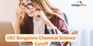 IISc Bangalore Chemical Science Cutoff through IIT JAM