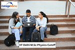 IIT Delhi M.Sc Physics Cutoff