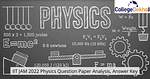IIT JAM 2022 Physics Question Paper Analysis, Answer Key