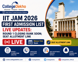 IIT JAM 2026 First Admission List LIVE Updates: Seat Allotment on May 25; Round 1 Closing Ranks