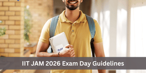 IIT JAM exam instruction 2026