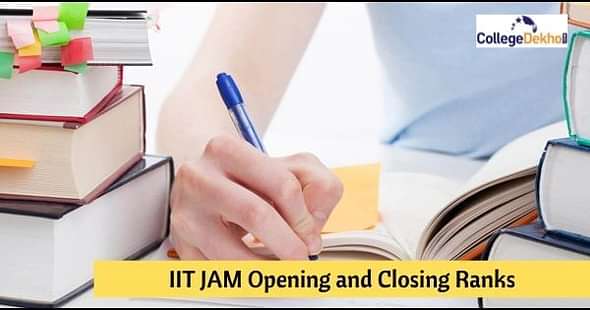 IIT JAM M.Sc Chemistry Opening and Closing Ranks