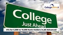 List of Colleges for JoSAA 5000 to 10,000 Rank in JEE Advanced