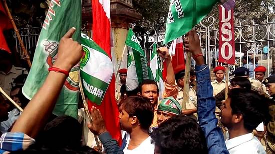 Students protest at Patna University senate meeting