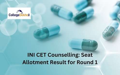 INI CET Seat Allotment Result for Round 1