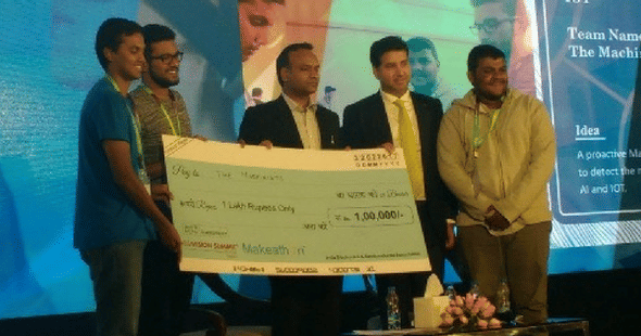 Next Tech Lab of SRM University Wins IESA Hackathon 2017
