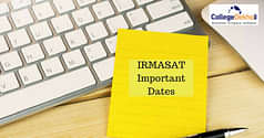 IRMASAT 2022 Important Dates - Registrations Closed on Jan 27, Selection Process Begins