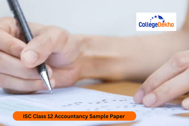 ISC Class 12 Accountancy Specimen Question Paper 2025-26