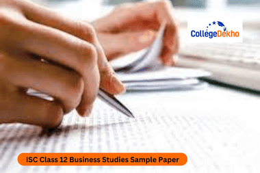 ISC Class 12 Business Studies Specimen Question Paper 2025-26