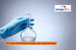 ISC Class 12 Chemistry Previous Year Question Paper