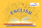 ISC Class 12 English Exam Repeated Questions 2026