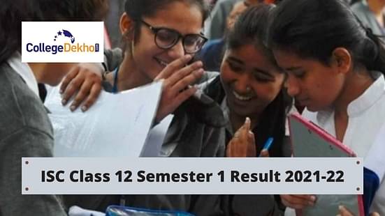 ISC Class 12 Semester 1 Result 2022
