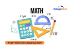 ISC Class 12 Math Weightage 2026
