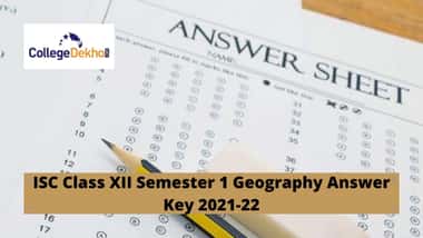 ISC Class 12 Semester 1 Geography Answer Key 2022