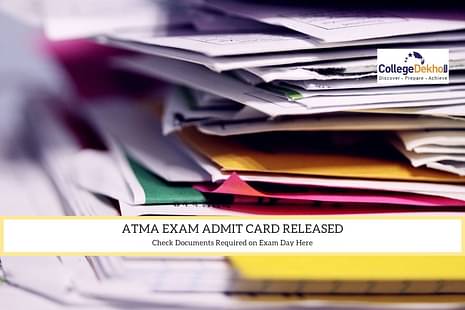 ATMA 2022 Documents Required on Exam Day