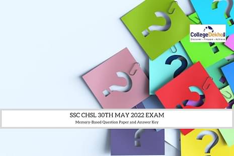 SSC CHSL 30th May 2022 Question Paper