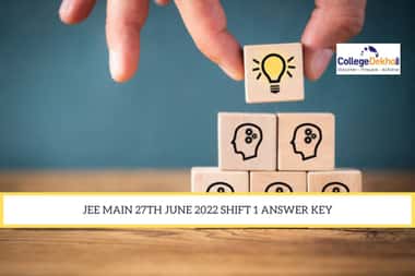 JEE Main 27th June 2022 Shift 1 Answer Key