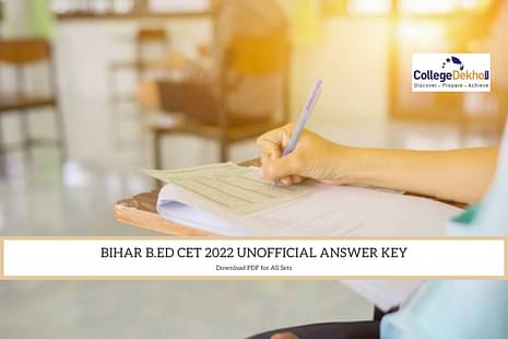 Bihar B.Ed CET 2022 Answer Key
