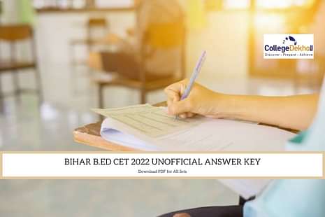 Bihar B.Ed CET 2022 Answer Key