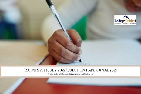 SSC MTS 7th July 2022 Question Paper Analysis