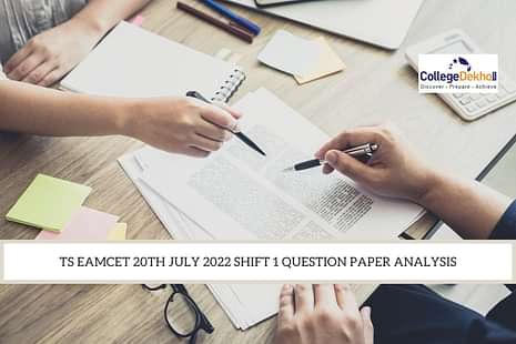 TS EAMCET 20th July 2022 Shift 1 Question Paper Analysis