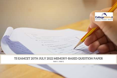 TS EAMCET 20th July 2022 Question Paper