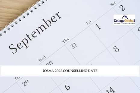 JoSAA 2022 Counselling Date