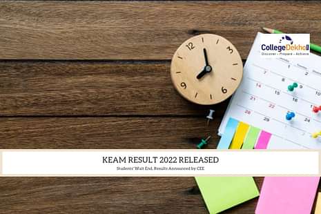 KEAM Result 2022 Date
