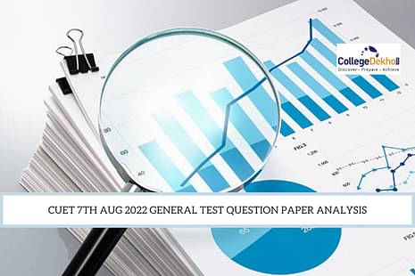 CUET 7th Aug 2022 General Test Question Paper Analysis (Out), Answer Key