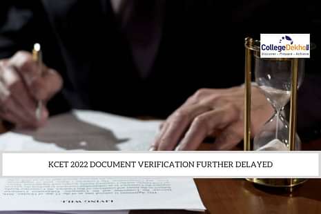 KCET 2022 Document Verification Postponement