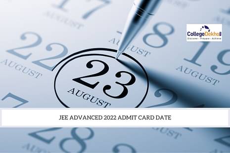 JEE Advanced 2022 Admit Card Date