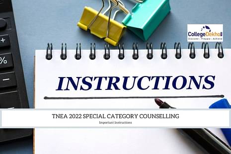 TNEA 2022 Special Category Counselling