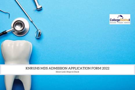 KNRUHS MDS Admission Application Form 2022