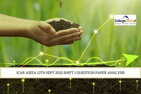 ICAR AIEEA 13th Sept 2022 Shift 1 Question Paper Analysis