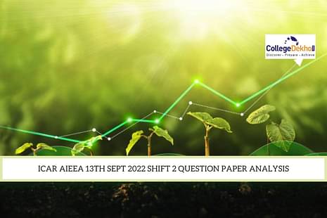 ICAR AIEEA 13th Sept 2022 Shift 2 Question Paper Analysis (Out), Answer Key