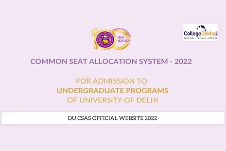 DU CSAS Official Website 2022