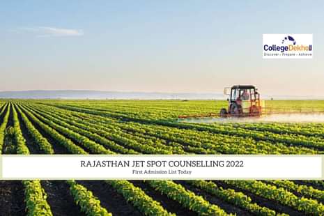 Rajasthan JET Spot Counselling 2022 First Admission List