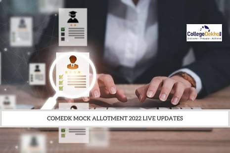 COMEDK Mock Allotment 2022