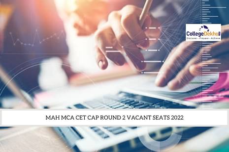 MAH MCA CET CAP Round 2 Vacant Seats 2022
