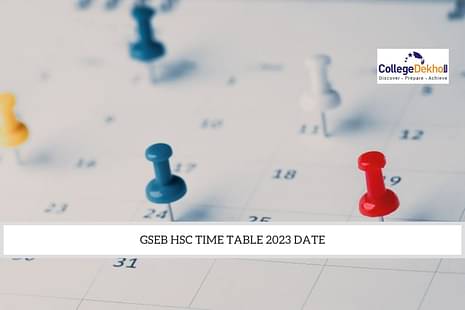 GSEB HSC Time Table 2023 Date